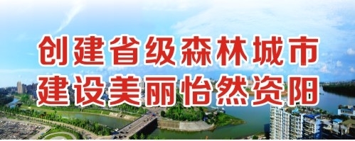 男人肏了女人她不满足创建省级森林城市 建设美丽怡然资阳